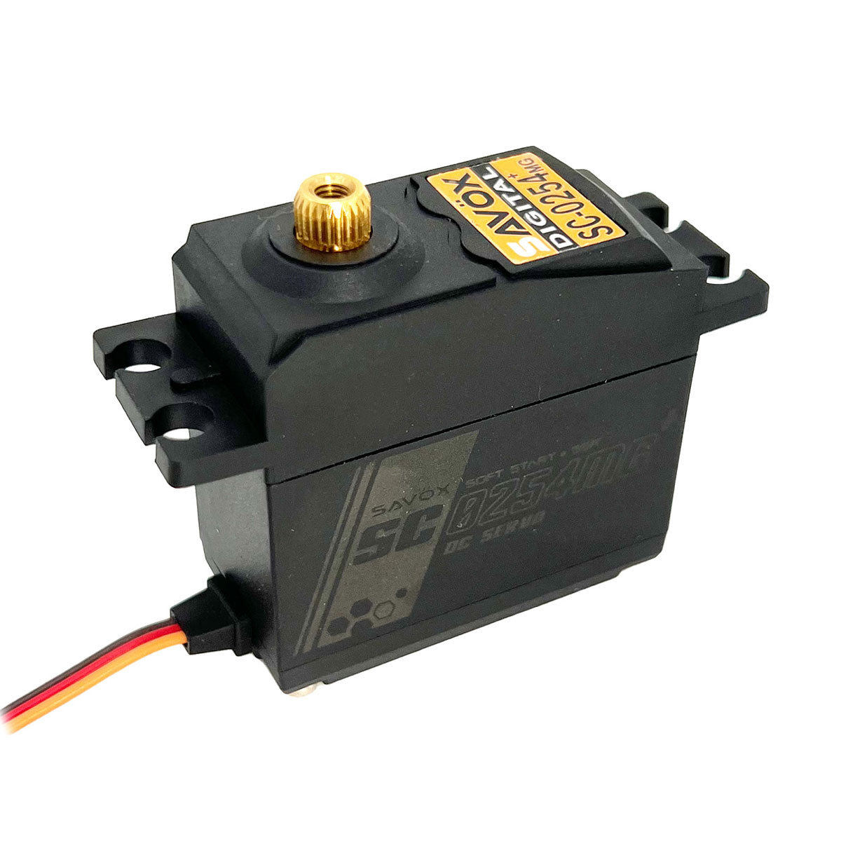 Savox Standard Digital Servo with Soft Start, 0.14sec / 100oz @ 6V SAVSC0254MGP Default Title