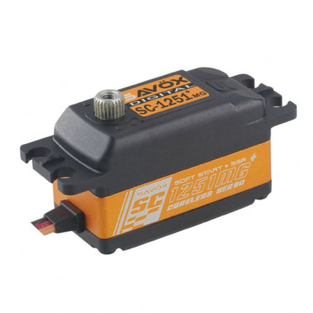 Savox Low Profile Digital Servo 0.09sec / 125oz @ 6V SAVSC1251MGP Default Title