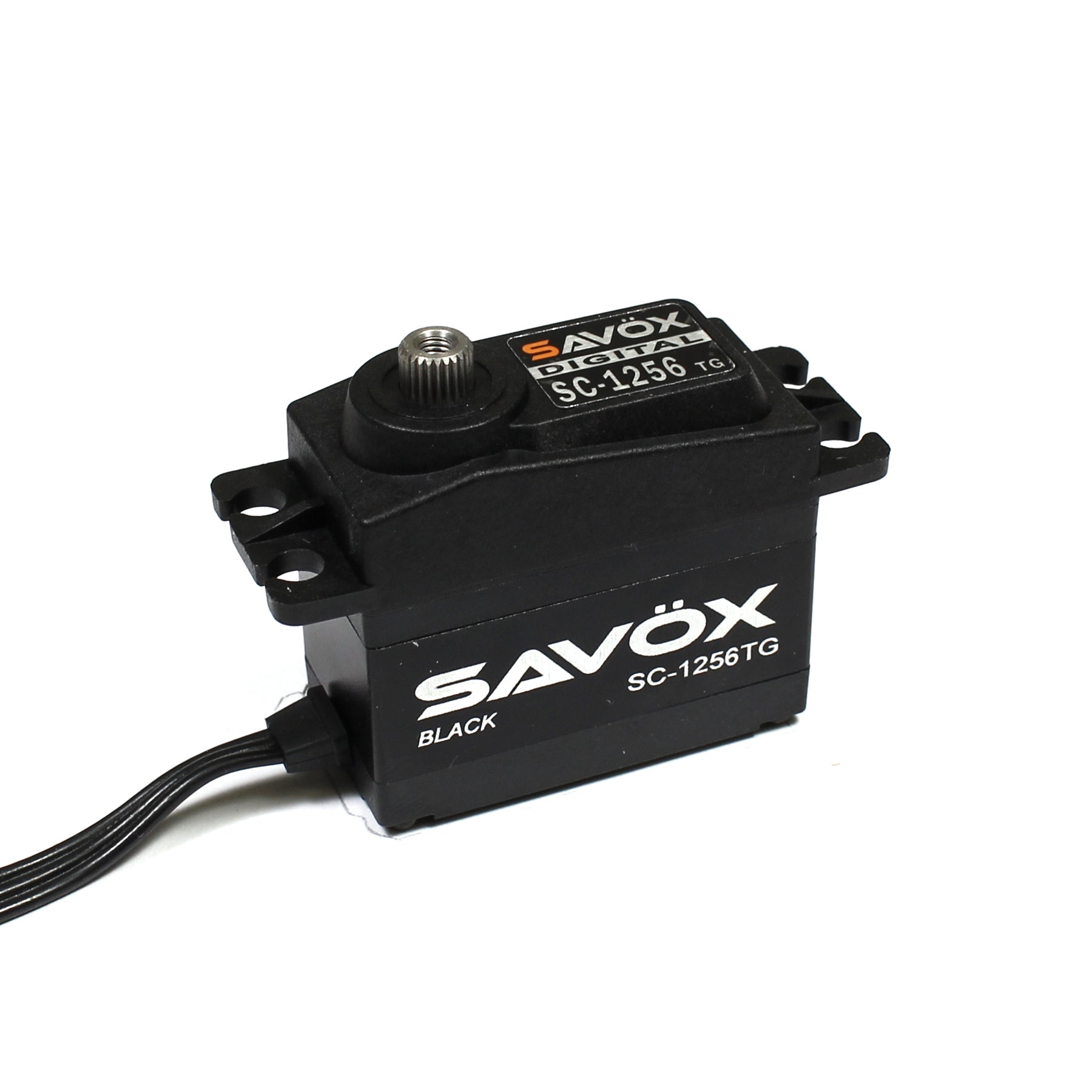 Savox Black Edition 1/10 Size Coreless High Torque Digital Servo SAVSC1256TG-BE Default Title