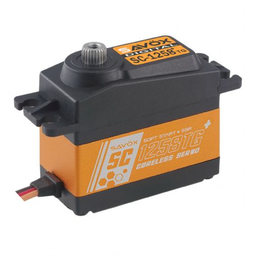 Savox 1/10 Standard Size Coreless Digital Servo Soft Start 6V SAVSC1258TGP Default Title