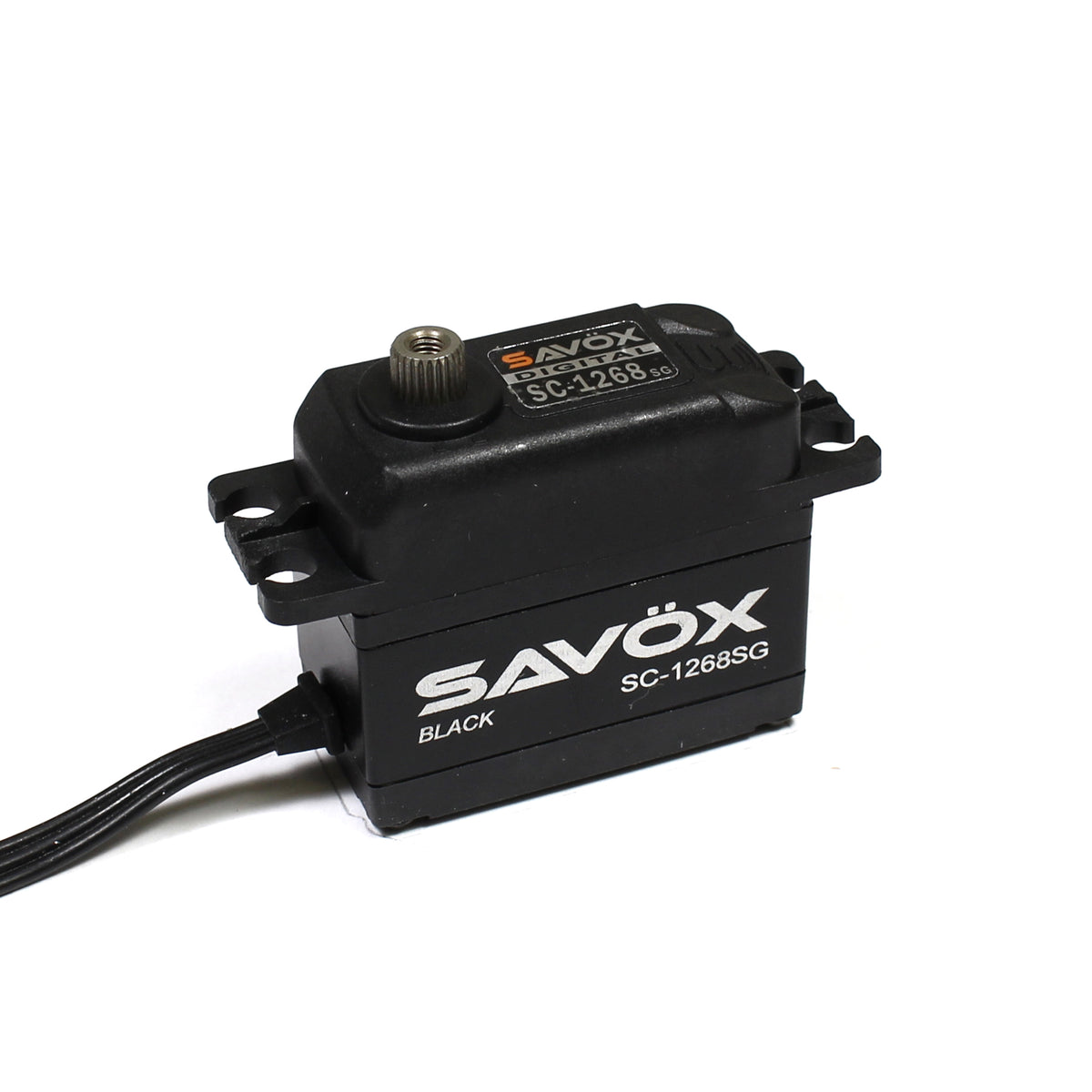 Savox 1/8 Scale Black Edition High Torque Digital Servo 7.4V SAVSC1268SG-BE Default Title