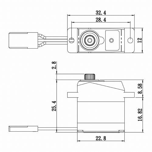 Savox SAVSH0263MGP Micro Digital Servo w/ Soft Start, 0.10/30 @ 6v Default Title