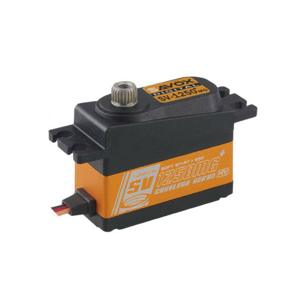 Savox SAVSV1250MGP High Voltage Micro Tail Servo Soft Start 7.4v Default Title