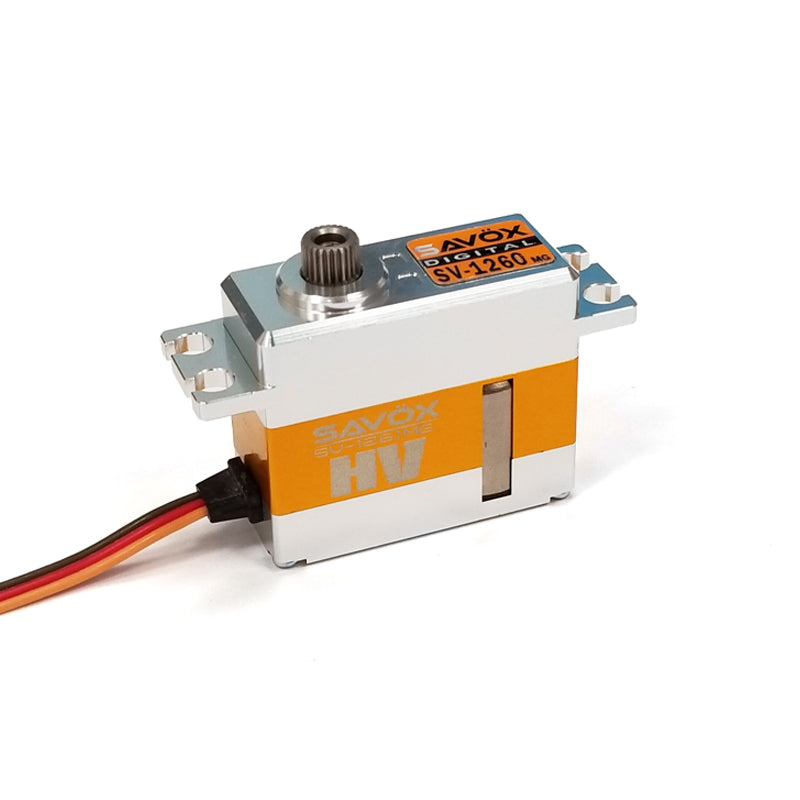 Savox Aluminum High Torque Mini Digital Servo High Voltage SAVSV-1260MG Default Title