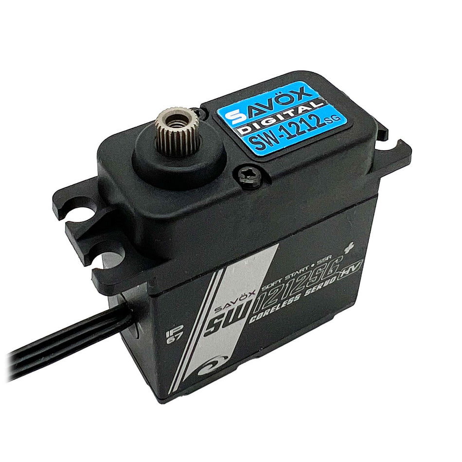 Savox Waterproof, High Torque, High Voltage Coreless Digital Servo SW1212SGP-BE