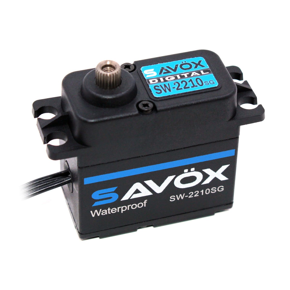 Savox Waterproof Premium HV Brushless Digital Servo 7.4V Black Edition SW2210SG-BE Default Title