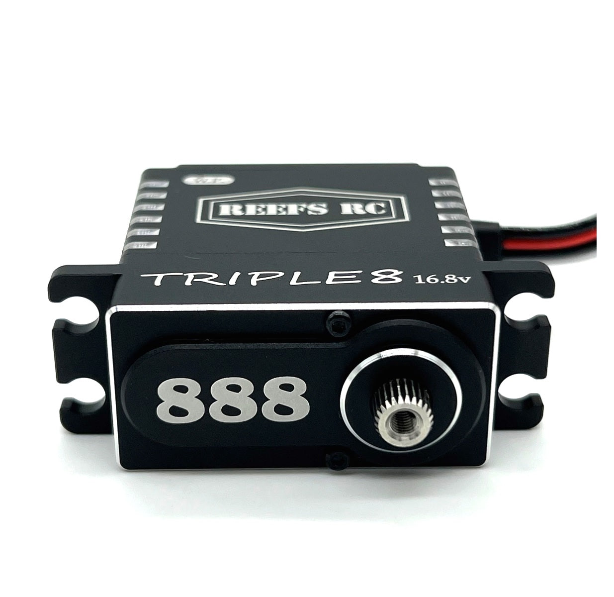 Reefs RC Triple 8 16.8V 4S Direct High Torque High Speed Brushless Servo with 4S Connector REEFS124 Default Title