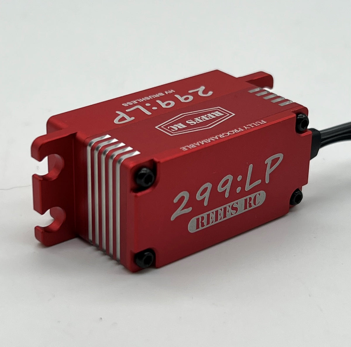 Reefs RC 299LP Special Edition Red High Speed High Torque Low Profile Brushless Servo .0.57/313 @8.4V REEFS130 Default Title