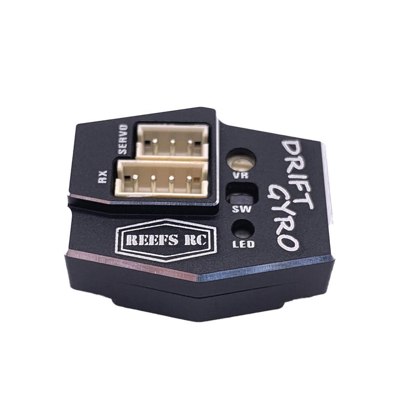 Reef's RC Drift Gyro for 1/10 and Mini Scale RC Drift Cars Black