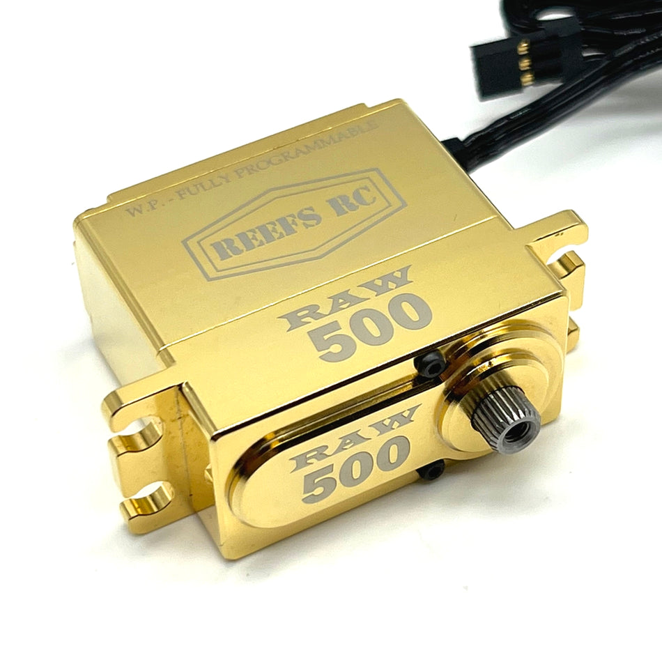 Reef's RC RAW500 Servo Brass Edition Programmable SEHREEFS159 Default Title