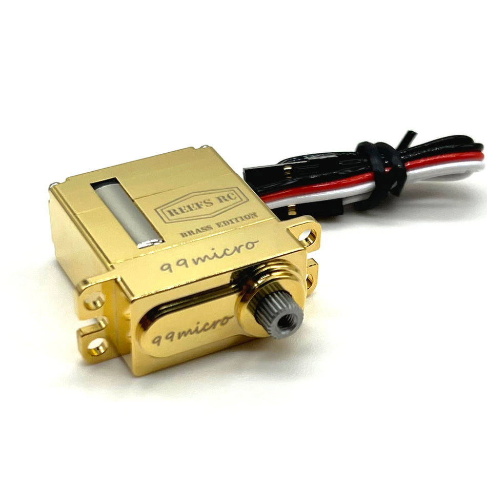 Reef's RC 99MICRO Servo, Brass Edition  REEFS162