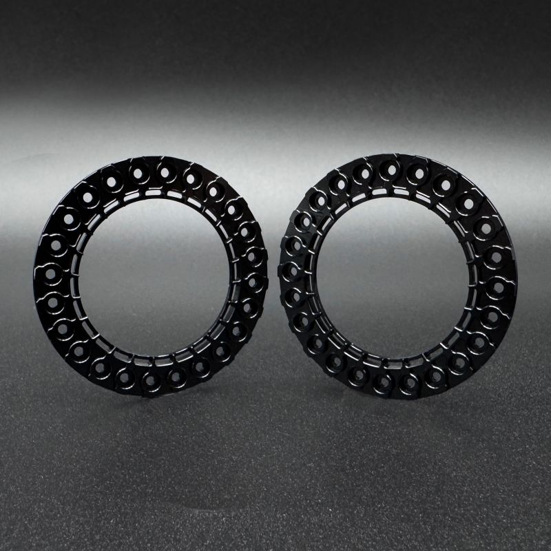 Reef's RC 1.9 "SLUICE" Beadlock Ring (Black) (2) REEFS259