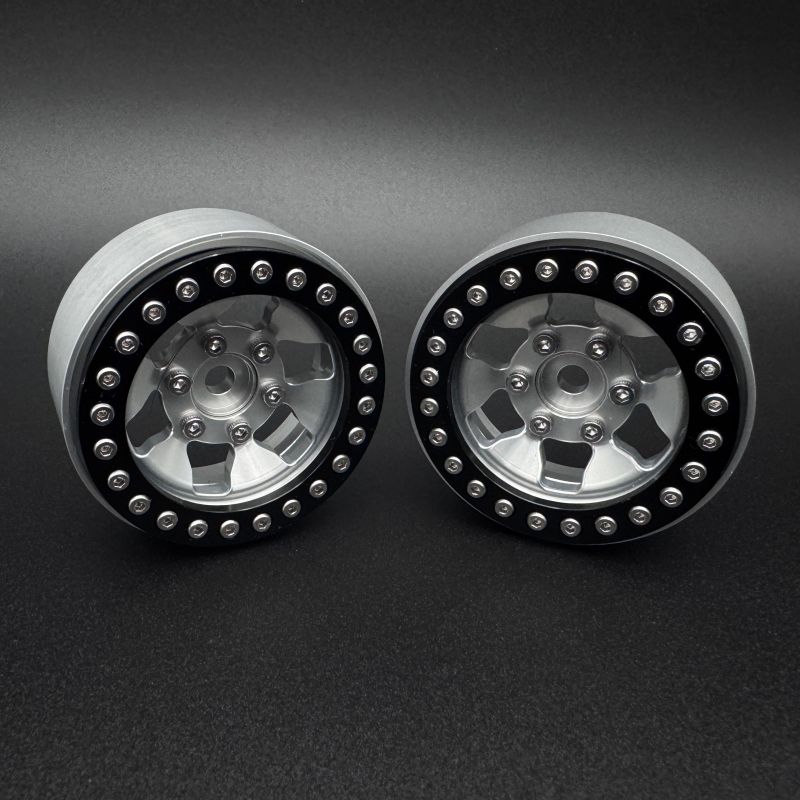 Reef's RC 1.9 "Granite" Aluminum Beadlock Wheels w/Reef Hubs REEFS260