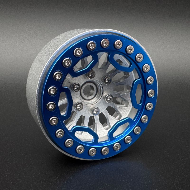 Reef's RC 1.9 "SHIELD" Beadlock Ring (Blue) (2) REEFS274