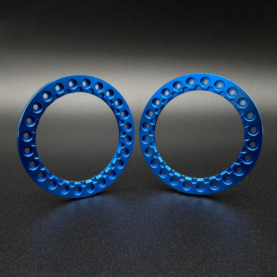Reef's RC 1.9 "TECTONIC" Beadlock Ring (Blue) (2) REEFS276