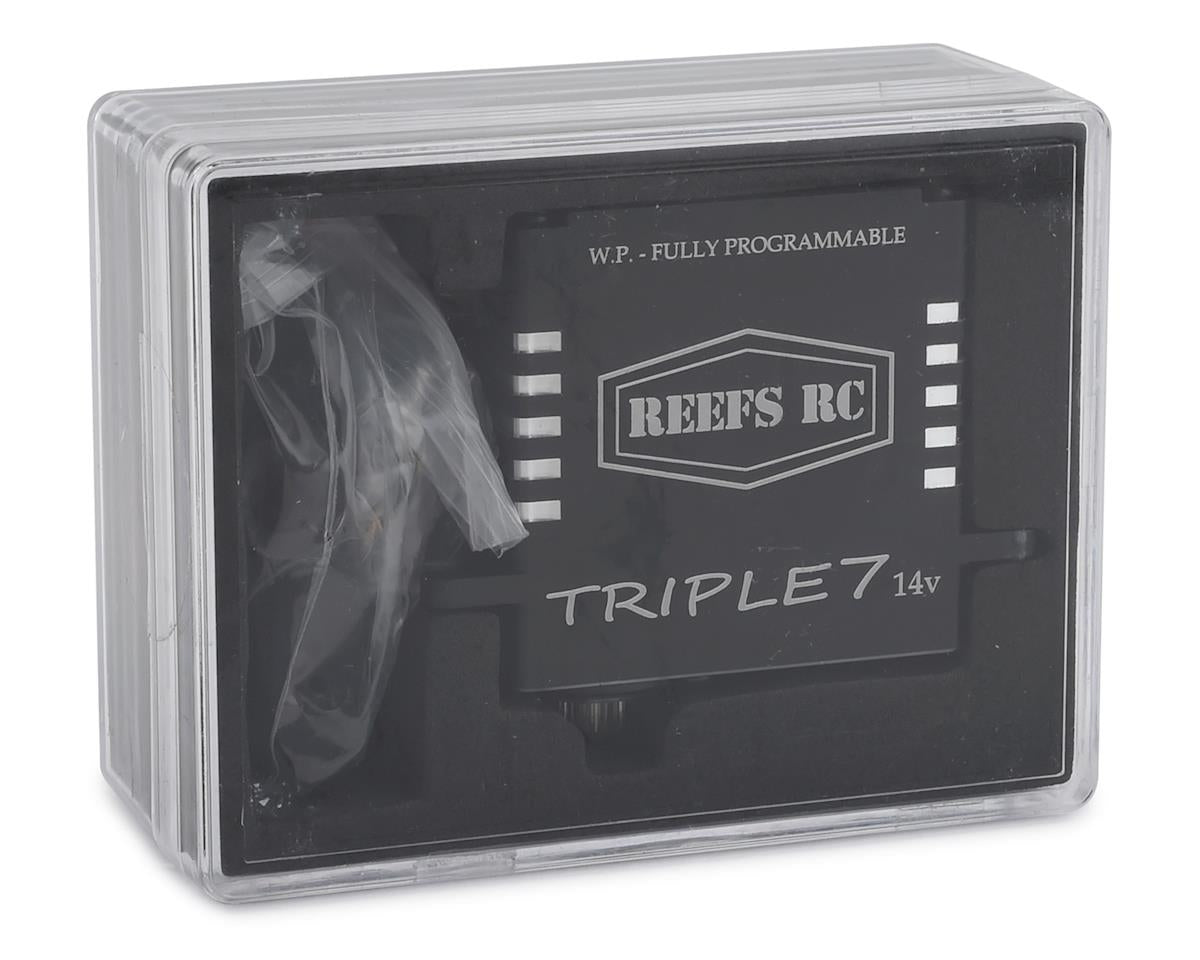 Reefs RC Triple7 14V High Torque High Speed Brushless Programmable Servo REEFS777 Default Title