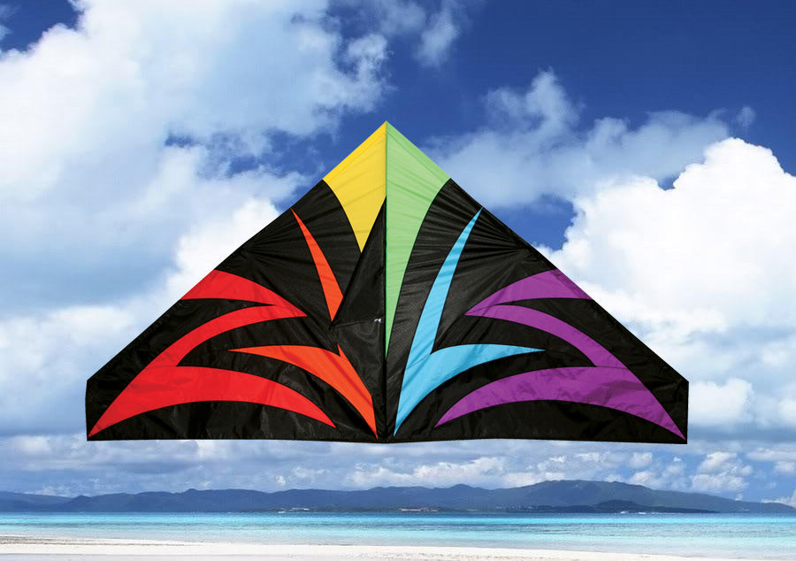 Skydog Kites 55" Black Lightning Delta Default Title