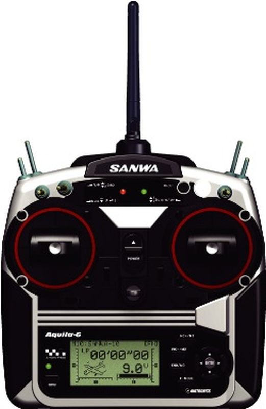 Sanwa Aquila 6-Channel Stick Transmitter w/71E Receiver 101A30772A