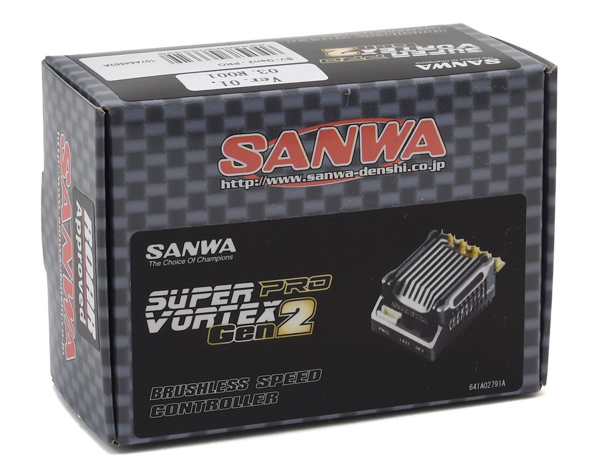 Sanwa Sanwa Super Vortex Gen2 Pro Esc - SSL/SSR - Program w/ Tx or Box 107A54502A Default Title