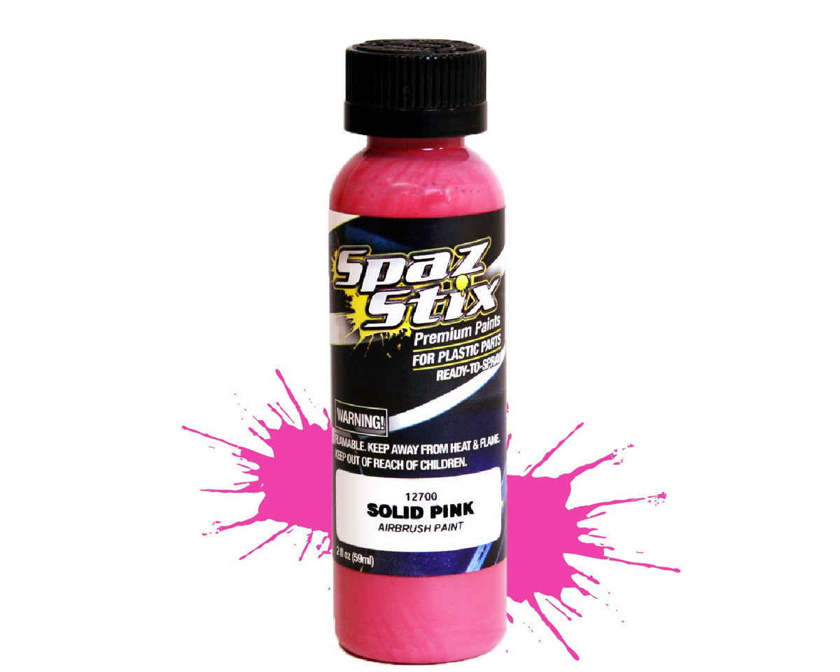 Spaz Stix SOLID PINK AIRBRUSH PAINT 2OZ Default Title