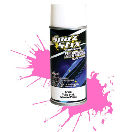 Spaz Stix SOLID PINK AEROSOL PAINT 3.5OZ Default Title