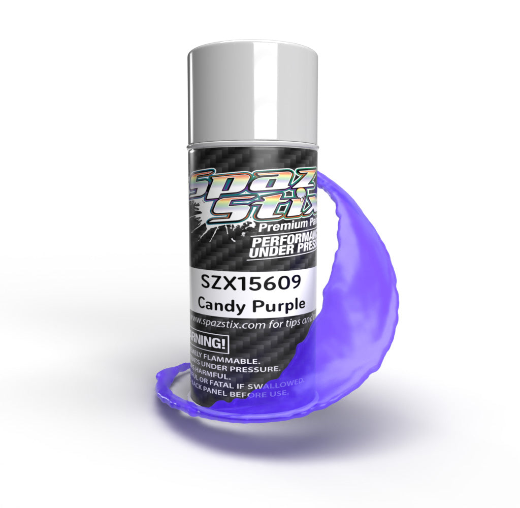 Spaz Stix Candy Purple Aerosol Paint 3.5oz Can Default Title
