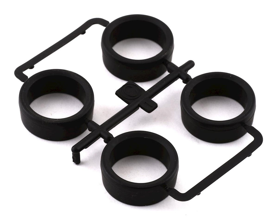 Tamiya JR Offset Tread Tires Low Profile Black (4pcs)