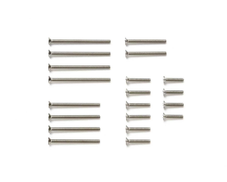 Tamiya JR Countersunk Screw Set Stainless Steel