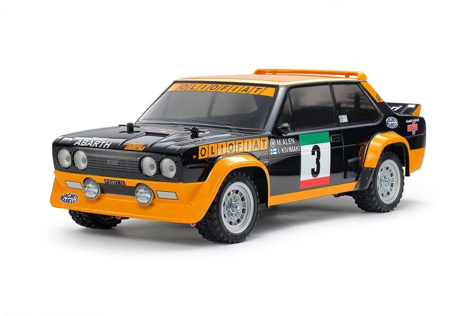 Tamiya R/C Fiat 131 Abarth Rally 4WD MF-01X Olio Fiat Painted Body 47494-A