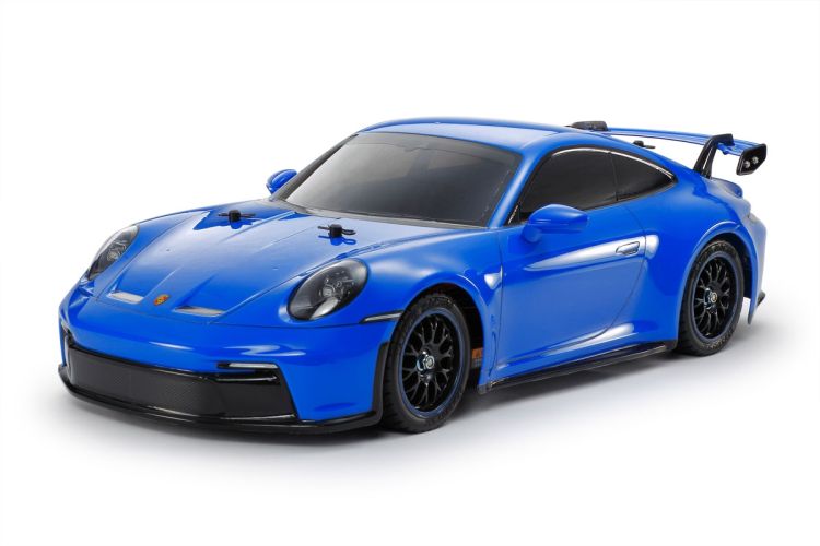 Tamiya 1/10 RC Touring Car Porsche 911 GT3 (992) TT02 Blue Painted Body 47496-A