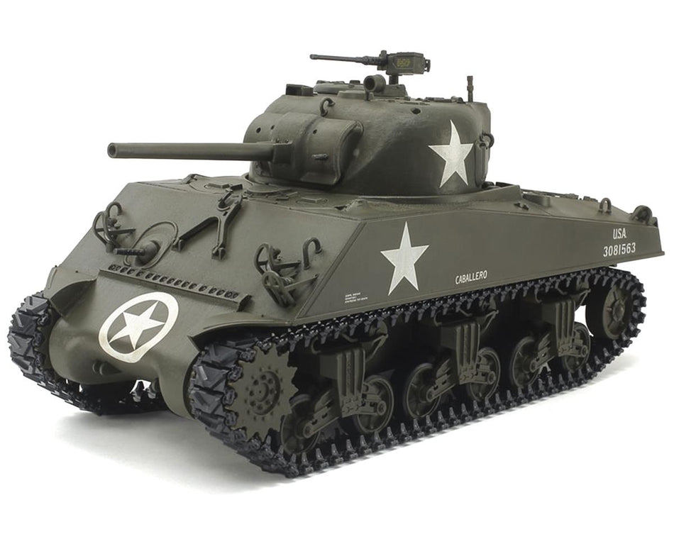 Tamiya 1/35 U.S. M4A3 Sherman Medium RC Model Tank Kit TTU-10 Transmitter & MC-07 Control