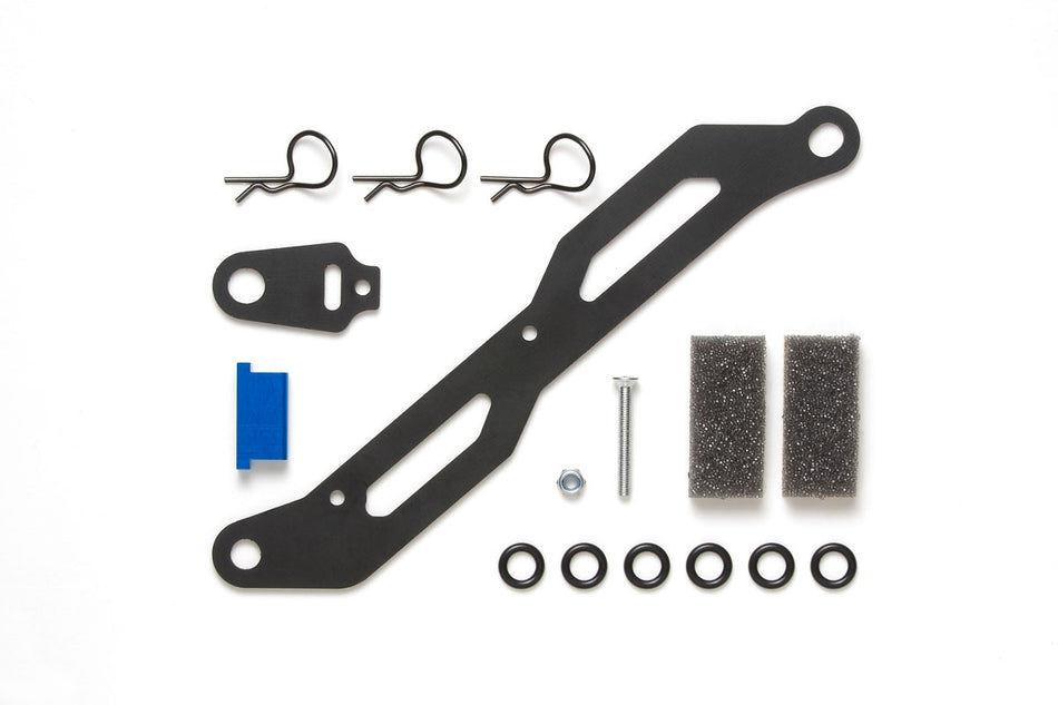 Tamiya RC Batt Plate/Transponder Stay 54555 Default Title