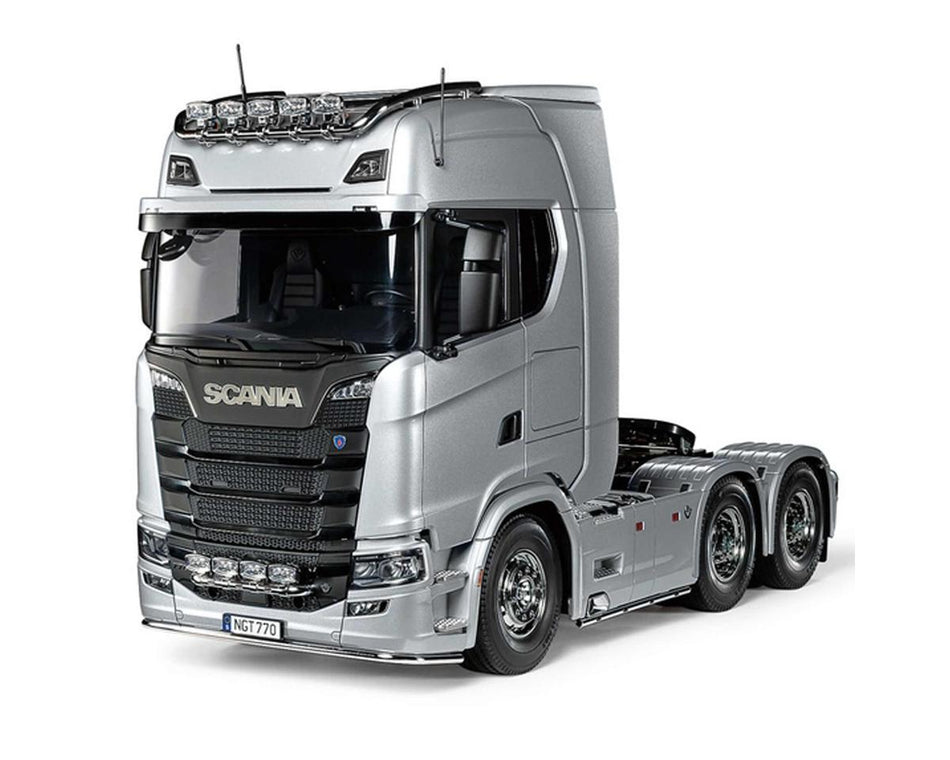 Tamiya 1/14 RC Scania 770 S 6x4 Semi Kit (Pre-Painted Body) (Silver) 56373