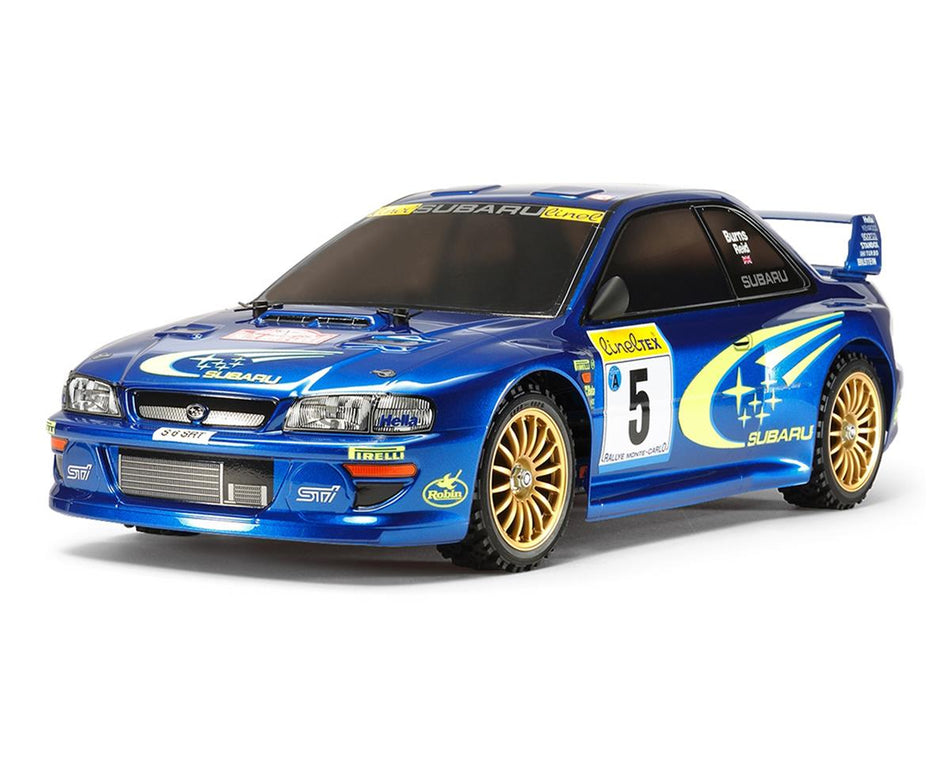 Tamiya 1/10 RC TT-02 Subaru Impreza Monte-Carlo '99 Rally Edition Kit HobbyWing THW 1060 ESC