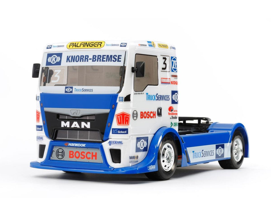 Tamiya 1/10 RC Team Hahn Racing MAN TGS On-Road Kit  TT01 Type E Chassis - Includes HobbyWing ESC