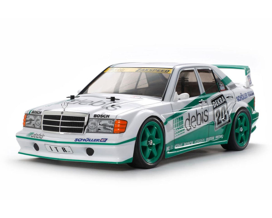 Tamiya 1/10 RC TT-01E Mercedes-Benz 190E Debis Evo.II Team Zakspeed Kit  Hobbywing THW 1060 ESC