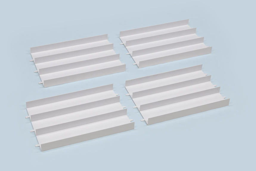 Tamiya JR Circuit Straight Section Japan Cup White (4pcs)