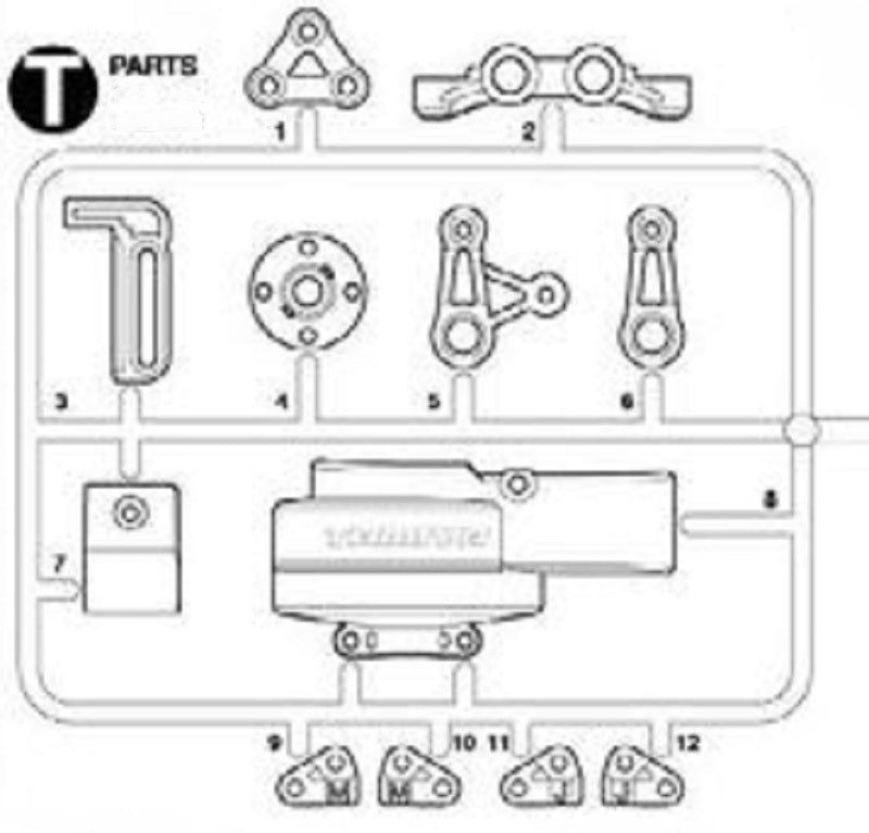 Tamiya RC T Parts: 58707  9225232