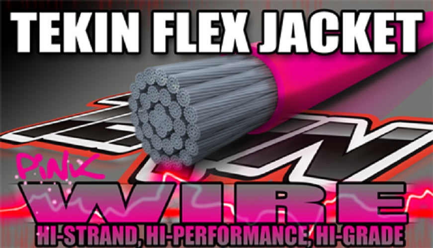 Tekin FlexWire 12awg 3' Pink  TT3009