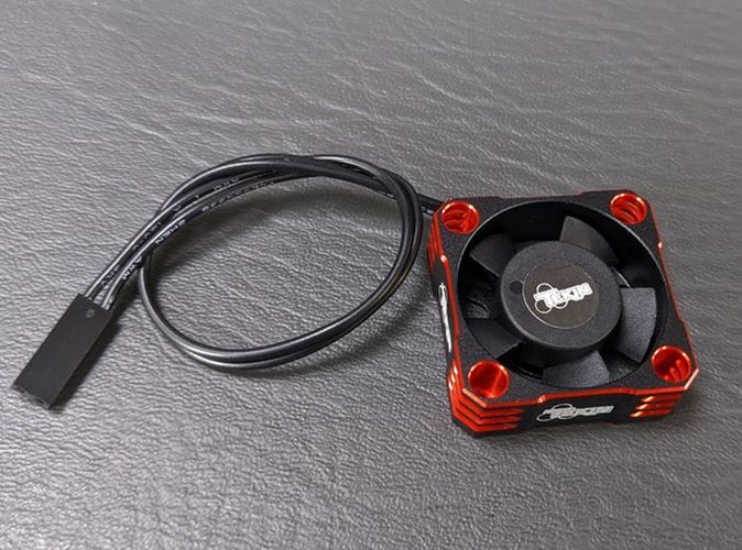 Tekin Fan 30x30x10 Hiflow Fan Black/ Red 2pin 180mm TT3861