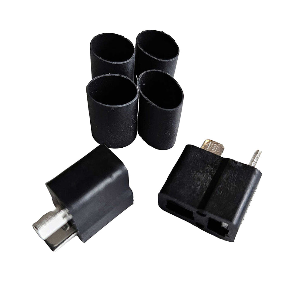 WS Deans Ultra Plug HB High Temp Black Female 2-Pack w/Shrink 1315