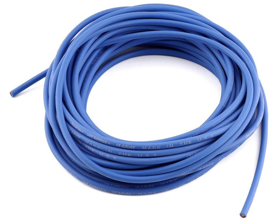 WS Deans Blue 12 Gauge Wet Noodle 30ft  1436