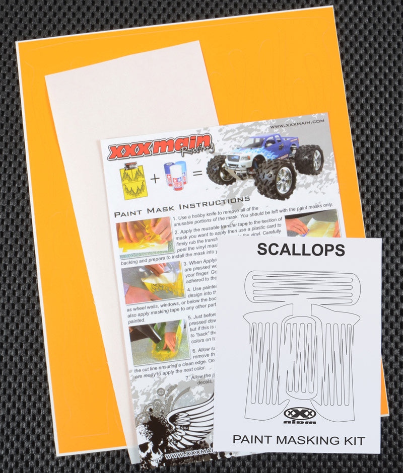 XXX Main Racing Scallops Paint Mask  M001L