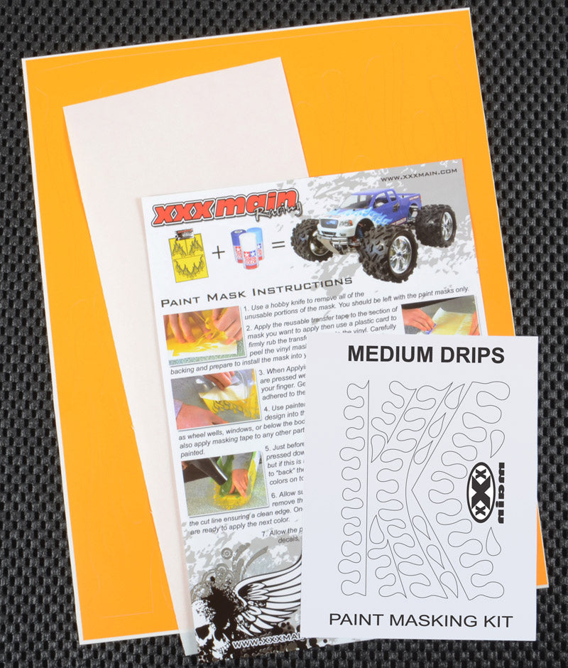 XXX Main Racing Medium Drips Paint Mask  M003L