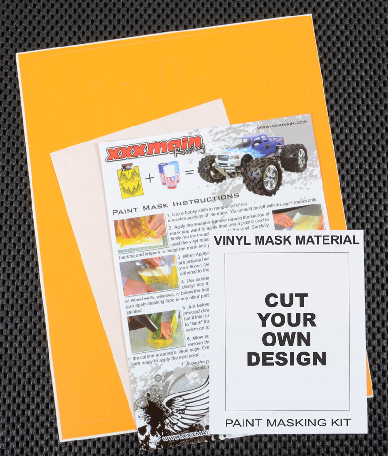XXX Main Racing Do It Yourself Paint Mask  M038L