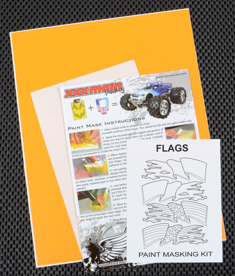 XXX Main Racing Flags Paint Mask  M045L