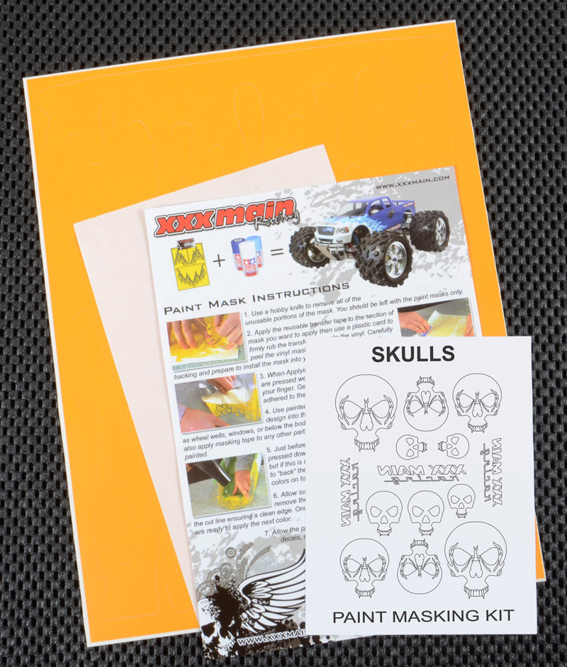XXX Main Racing Skulls Paint Mask  M058L