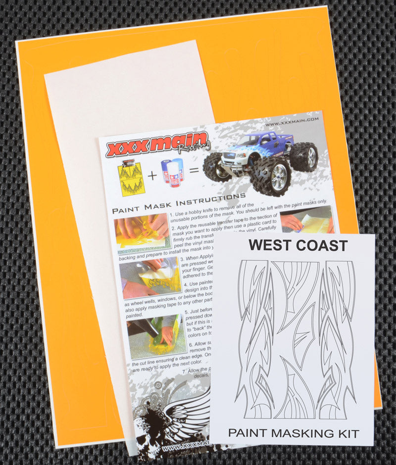 XXX Main Racing West Coast Paint Mask  M065L