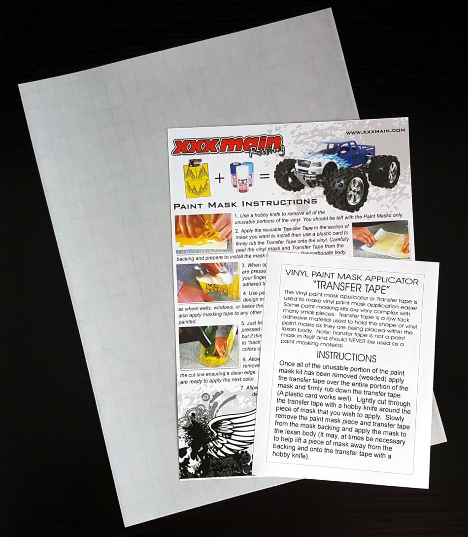 XXX Main Racing Vinyl Paint Mask Applicator (Transfer Tape) M999L