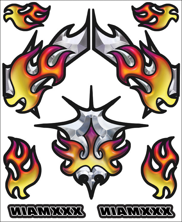 XXX Main Racing Chromal Blaze Internal Graphic  R001